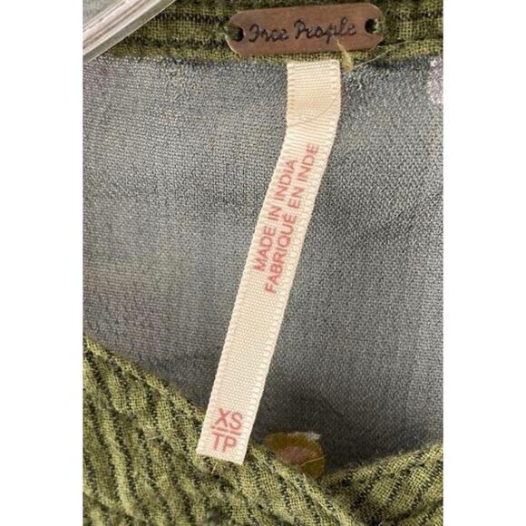 Free People / Hearts & Colors Printed Top / sz xs - Picture 6 of 6